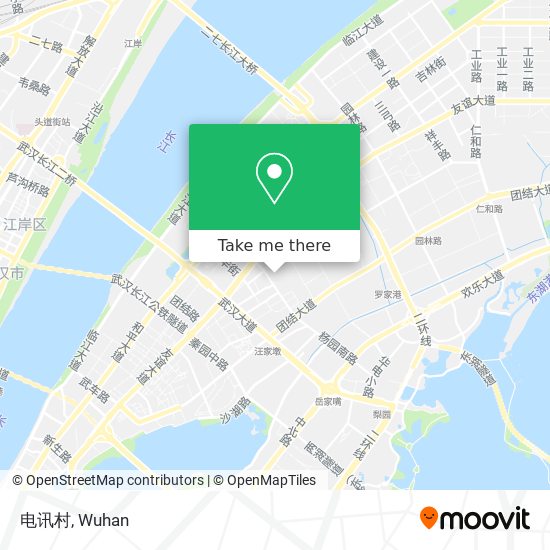 电讯村 map