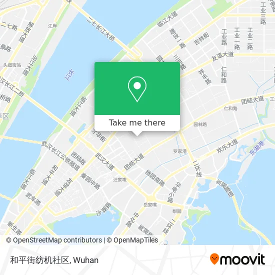 和平街纺机社区 map