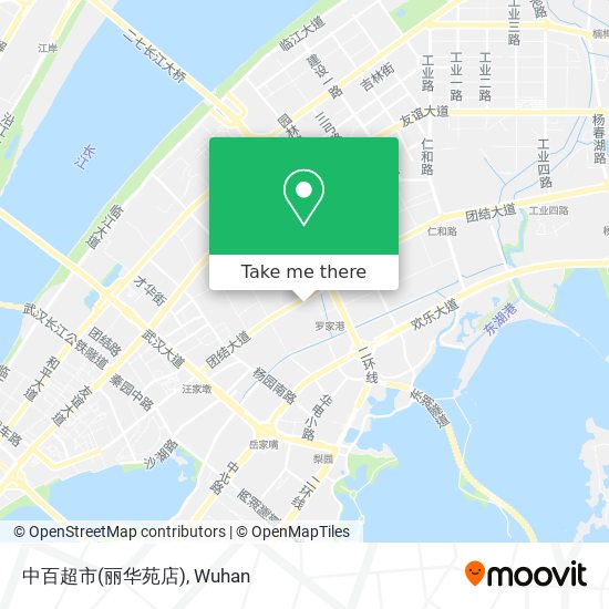 中百超市(丽华苑店) map