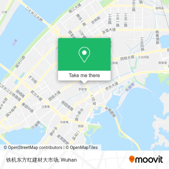 铁机东方红建材大市场 map