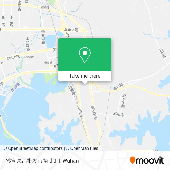 沙湖果品批发市场-北门 map