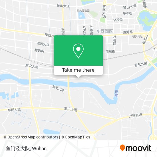 鱼门泾大队 map
