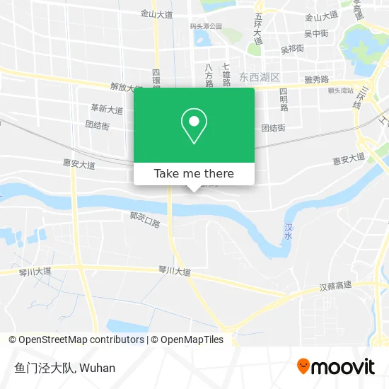 鱼门泾大队 map