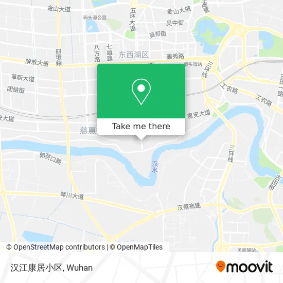 汉江康居小区 map