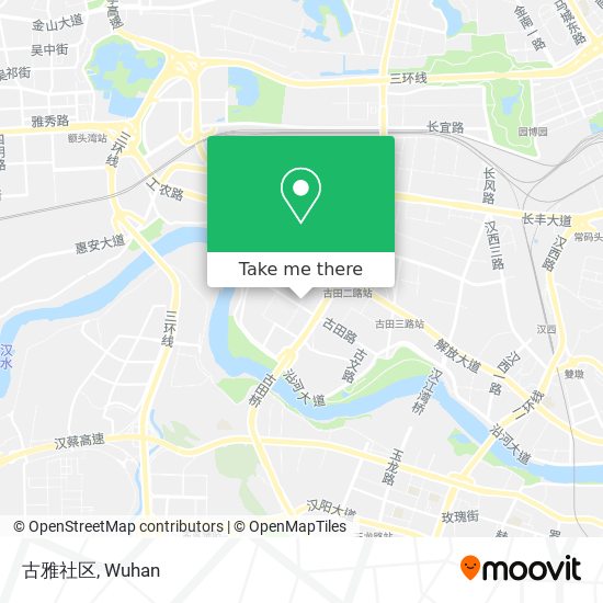 古雅社区 map