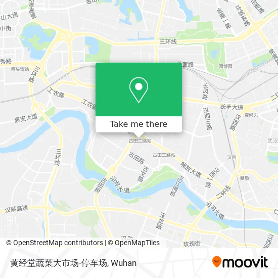 黄经堂蔬菜大市场-停车场 map