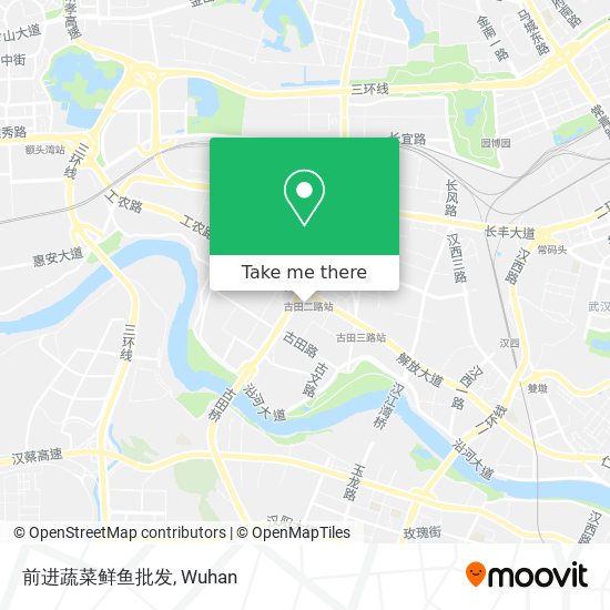 前进蔬菜鲜鱼批发 map