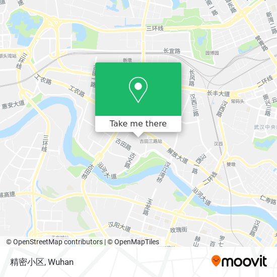精密小区 map