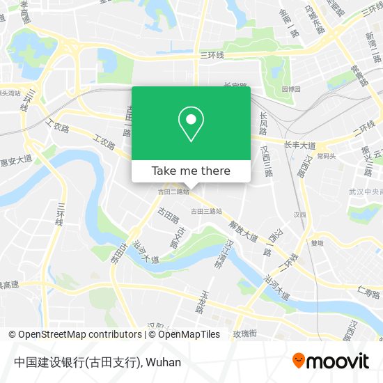 中国建设银行(古田支行) map