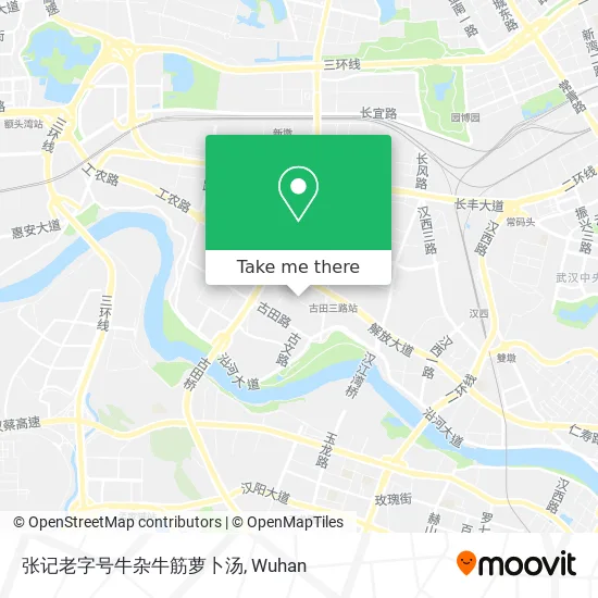 张记老字号牛杂牛筋萝卜汤 map