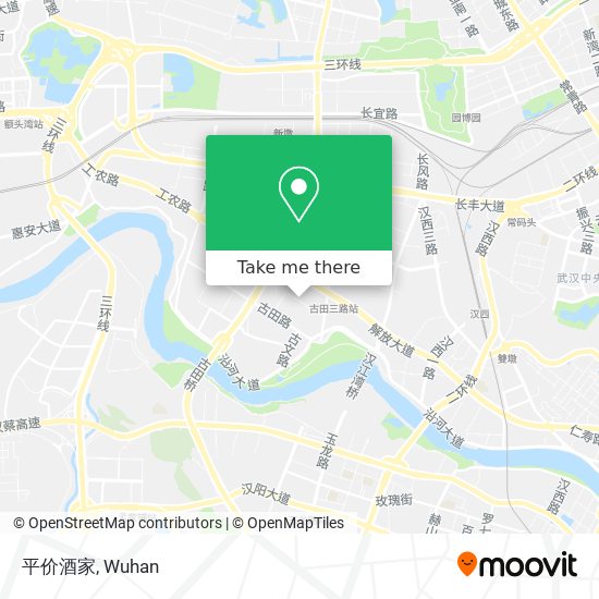 平价酒家 map