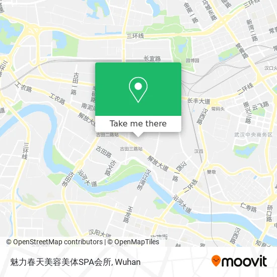 魅力春天美容美体SPA会所 map