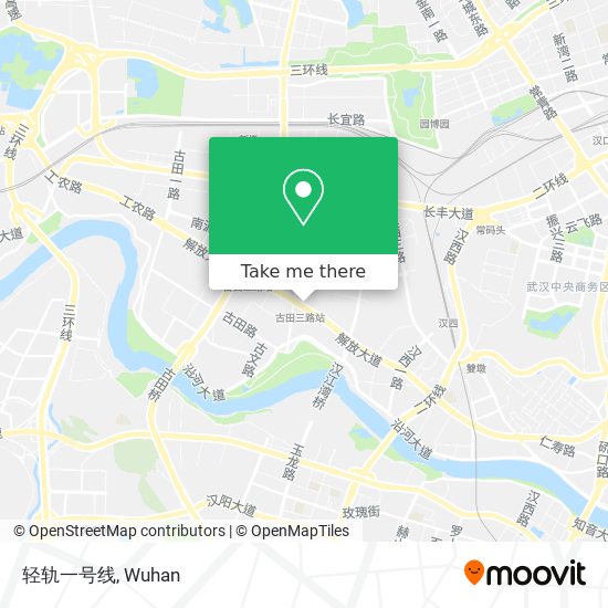 轻轨一号线 map