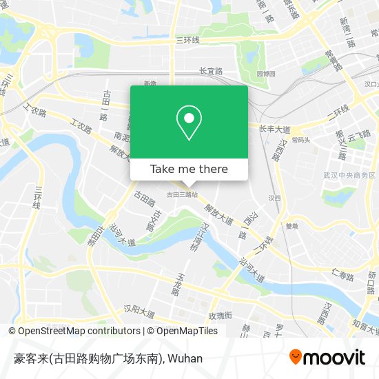 豪客来(古田路购物广场东南) map