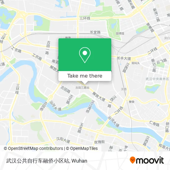 武汉公共自行车融侨小区站 map