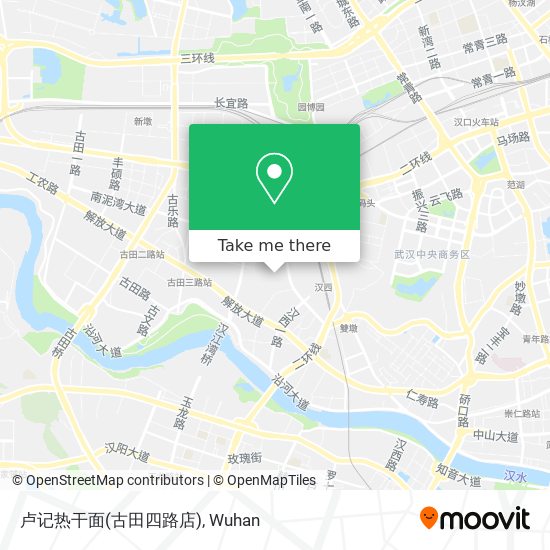 卢记热干面(古田四路店) map
