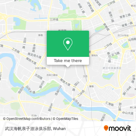 武汉海帆亲子游泳俱乐部 map