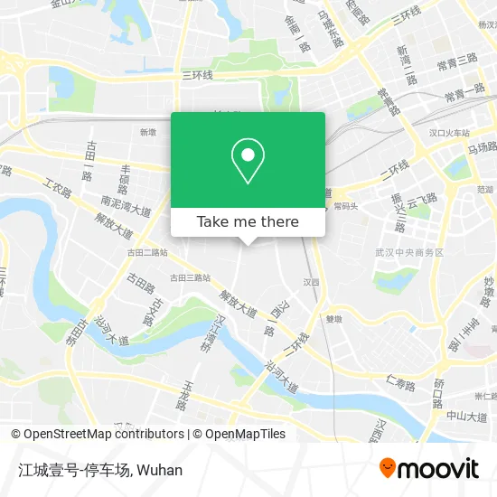 江城壹号-停车场 map