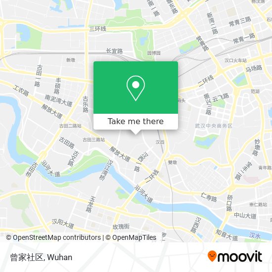 曾家社区 map