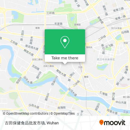 古田保健食品批发市场 map