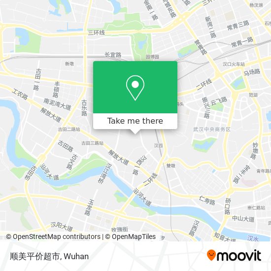 顺美平价超市 map