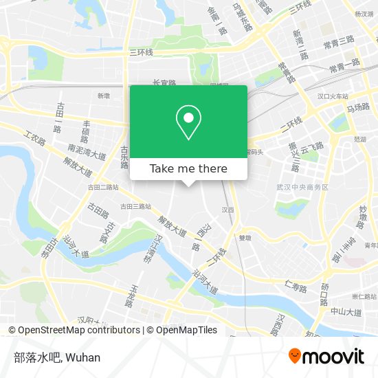 部落水吧 map