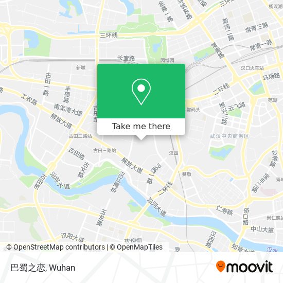 巴蜀之恋 map