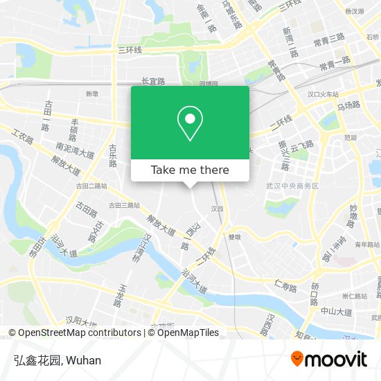 弘鑫花园 map