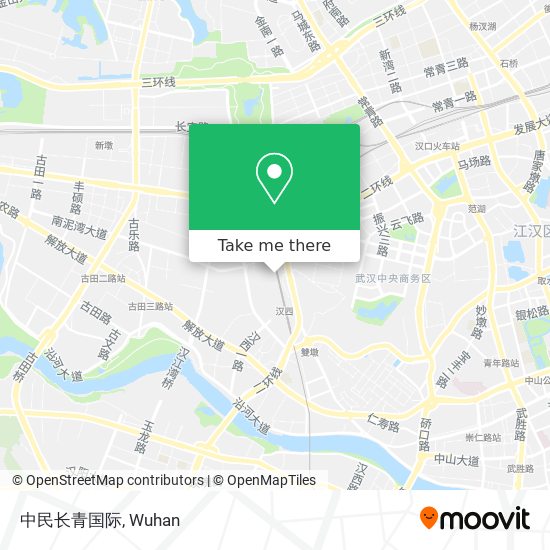 中民长青国际 map