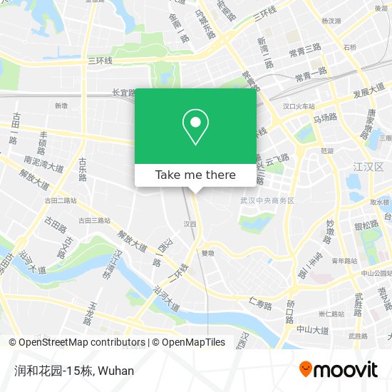 润和花园-15栋 map