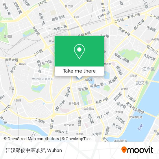 江汉郑俊中医诊所 map