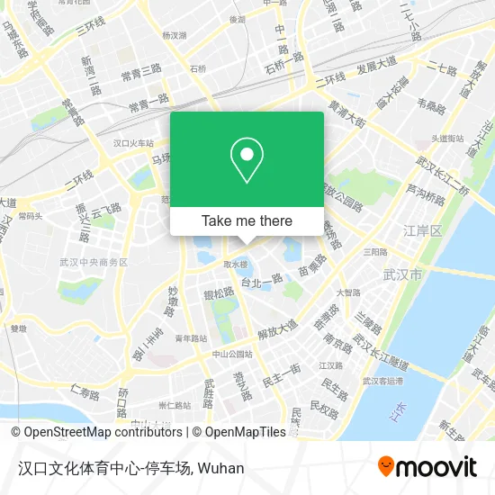 汉口文化体育中心-停车场 map
