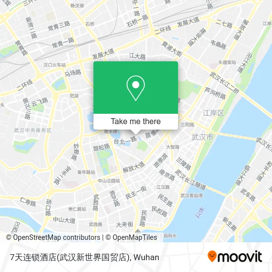 7天连锁酒店(武汉新世界国贸店) map