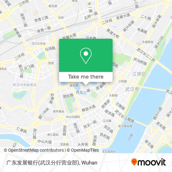 广东发展银行(武汉分行营业部) map