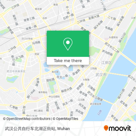 武汉公共自行车北湖正街站 map