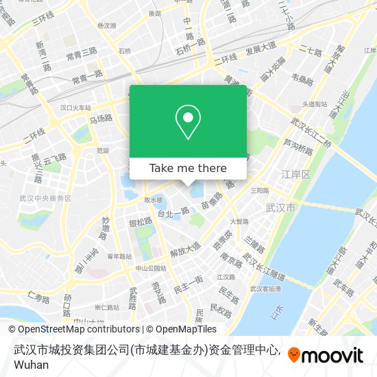 武汉市城投资集团公司(市城建基金办)资金管理中心 map