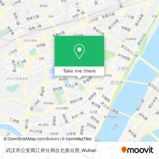 武汉市公安局江岸分局台北派出所 map