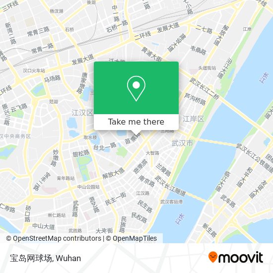 宝岛网球场 map