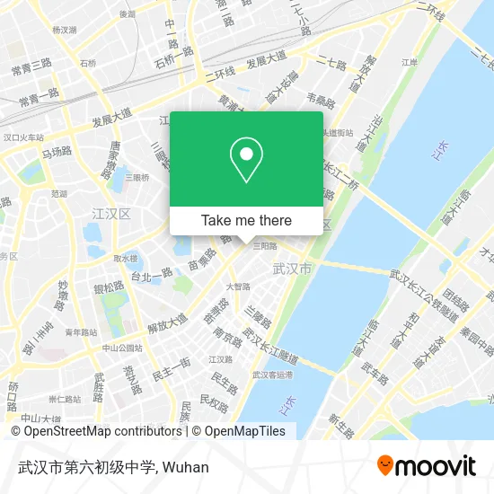 武汉市第六初级中学 map