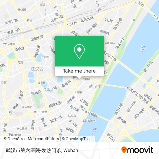 武汉市第六医院-发热门诊 map