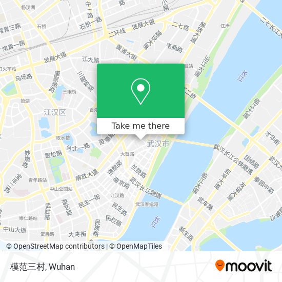 模范三村 map
