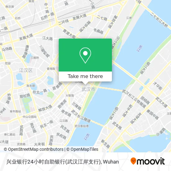 兴业银行24小时自助银行(武汉江岸支行) map