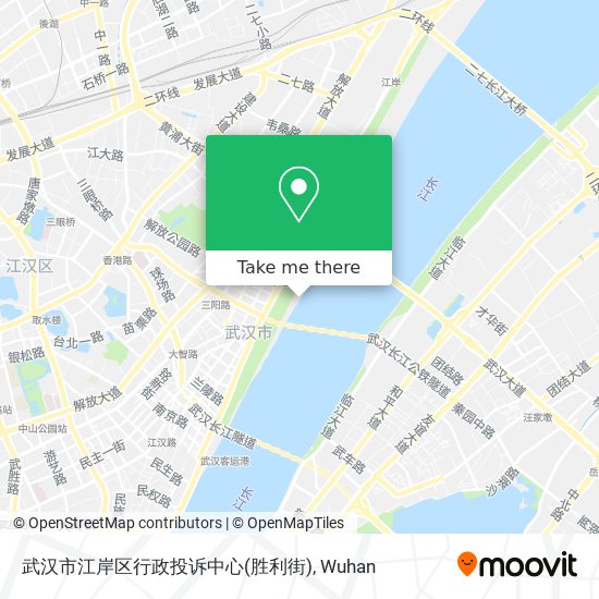 武汉市江岸区行政投诉中心(胜利街) map