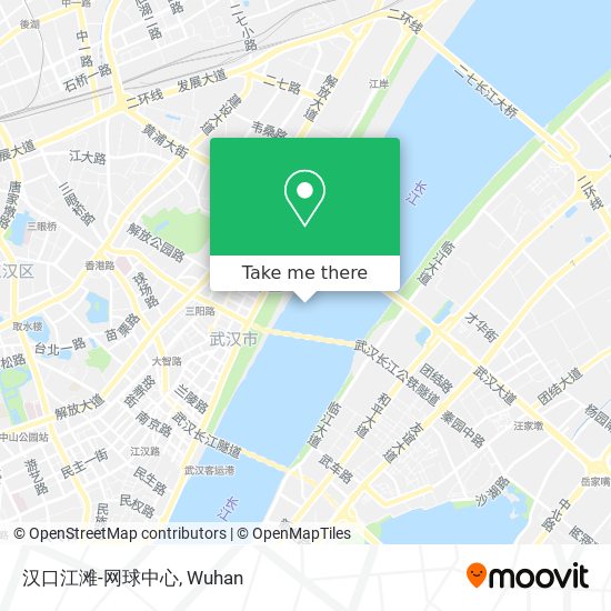 汉口江滩-网球中心 map