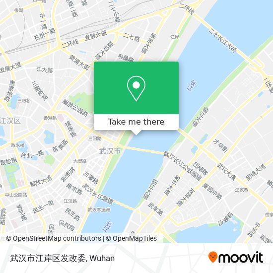 武汉市江岸区发改委 map