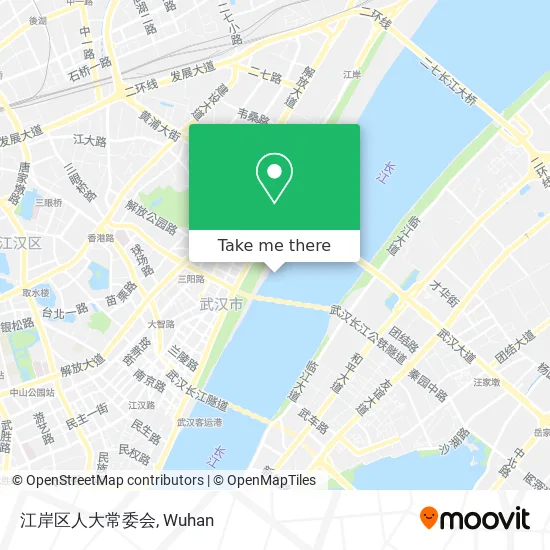 江岸区人大常委会 map