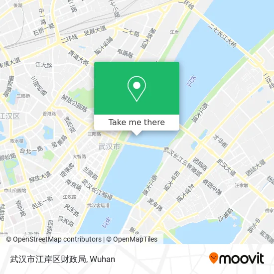 武汉市江岸区财政局 map