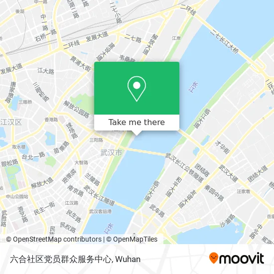 六合社区党员群众服务中心 map