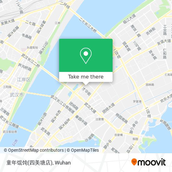 童年馄饨(四美塘店) map