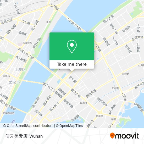 倩云美发店 map